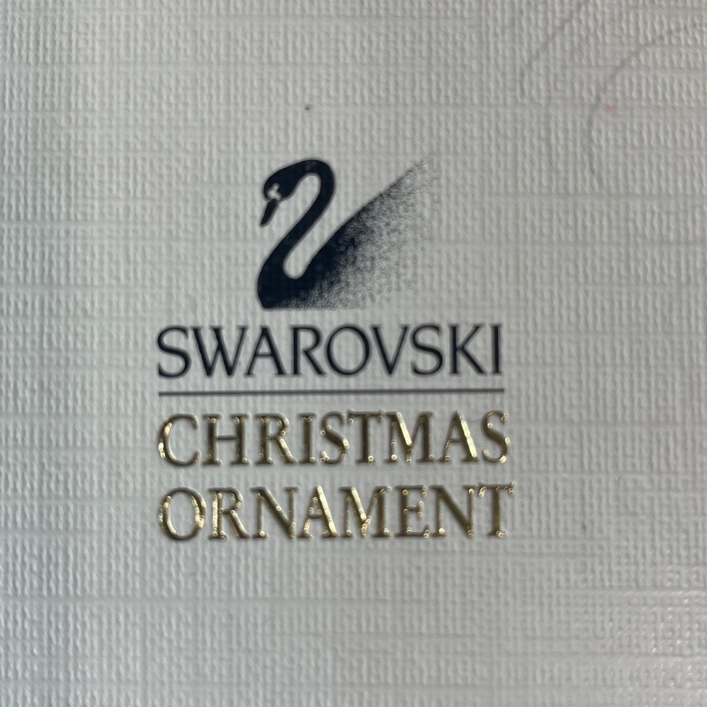 Swarovski 1996 Christmas ornament in box.  Rare. - Picture 17 of 17